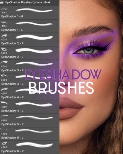 EyeShadow Brushes for Photoshop (Кисти Тени для век) + TUTORIAL 